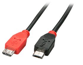 CABLE USB2 MICRO-B OTG 1M/31759 LINDY  31759 4002888317597