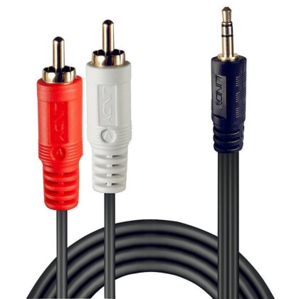 CABLE AUDIO 2XRCA/3.5MM M/M 3M/35682 LINDY  35682 4002888356824