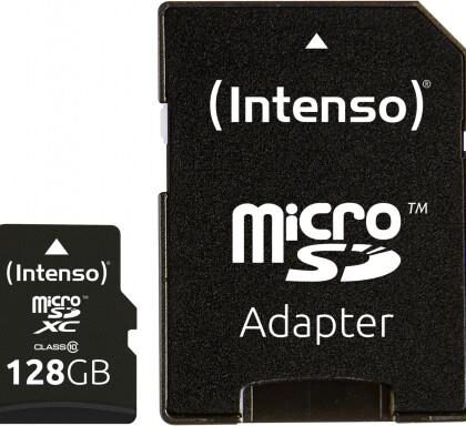 MEMORY MICRO SDXC 128GB C10/W/ADAPTER 3413491 INTENSO  3413491 4034303030088