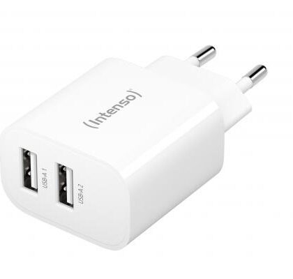 POWER ADAPTER 2XUSB-A/7802412 INTENSO  7802412 4034303033256