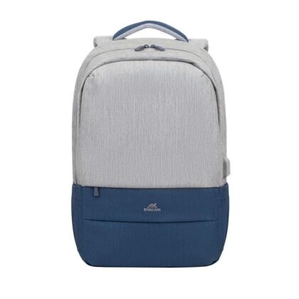 NB BACKPACK ANTI-THEFT 17.3"/7567 GREY/DARK BLUE RIVACASE  7567GREY/DARKBLUE 4260403578308