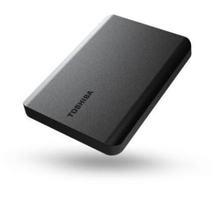 External HDD TOSHIBA Canvio Basics 2022 HDTB510EK3AA 1TB USB 3.2 Colour Black HDTB510EK3AA  HDTB510EK3AA 4260557512340