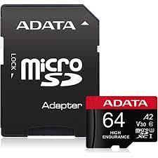 MEMORY MICRO SDXC 64GB W/ADAP./AUSDX64GUI3V30SHA2-RA1 ADATA  AUSDX64GUI3V30SHA2-RA1 4710273772141