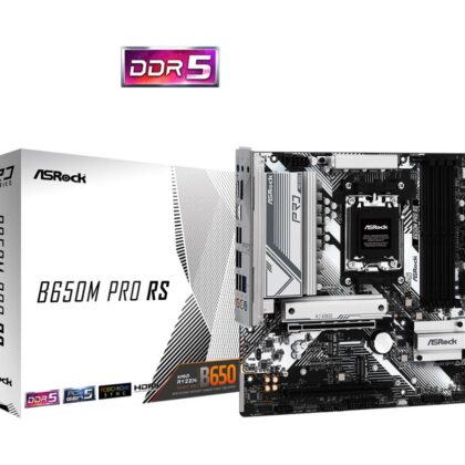 Mainboard ASROCK AMD B650 SAM5 Micro-ATX Memory DDR5 Memory slots 4 1xPCI-Express 3.0 16x 1xPCI-Express 4.0 16x 1xM.2 1xHDMI 1xDisplayPort 4xUSB 2.0 3xUSB 3.2 1xUSB-C 1xRJ45 B650MPRORS  B650MPRORS 4710483943096