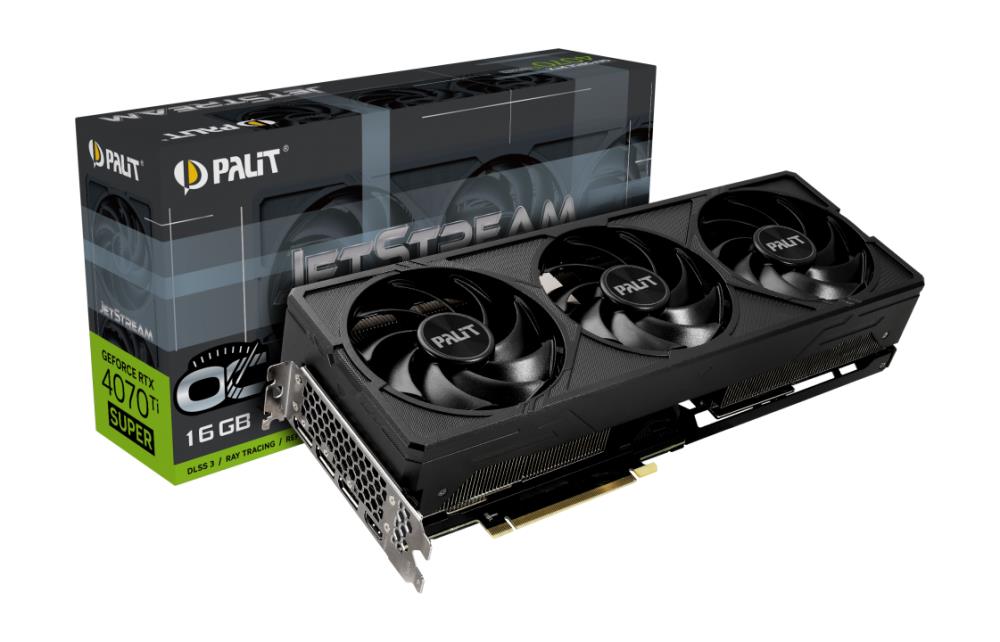 Graphics Card PALIT NVIDIA GeForce RTX 4070 Ti SUPER 16 GB GDDR6X 256 bit PCIE 4.0 16x 1xHDMI 3xDisplayPort NED47TSS19T2-1043J  NED47TSS19T2-1043J 4710562244427