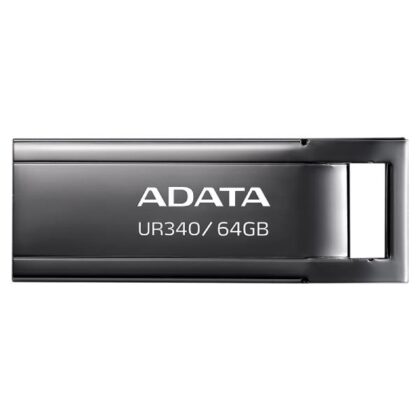 MEMORY DRIVE FLASH USB3.2 64GB/BLACK AROY-UR340-64GBK ADATA  AROY-UR340-64GBK 4711085935465