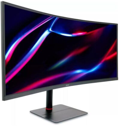 LCD Monitor ACER Nitro XV5 XV345CURVBMIPH 34" Gaming/Curved/21 : 9 Panel VA 3440x1440 21:9 165Hz Matte 1 ms Speakers Swivel Height adjustable Tilt UM.CX5EE.V05  UM.CX5EE.V05 4711121686085