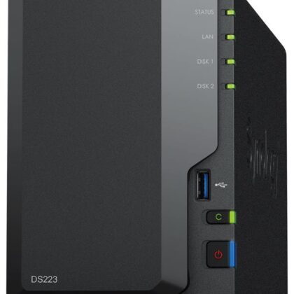 NAS STORAGE TOWER 2BAY/NO HDD USB3.2 DS223 SYNOLOGY  DS223 4711174724772