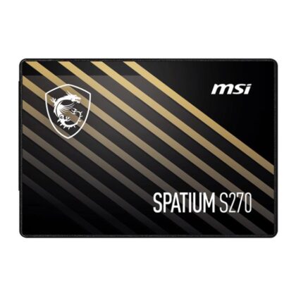 SSD MSI SPATIUM S270 240GB SATA 3D NAND Write speed 400 MBytes/sec Read speed 500 MBytes/sec 2