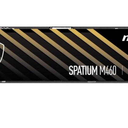 SSD MSI SPATIUM M460 1TB M.2 PCIE NVMe 3D NAND Write speed 4500 MBytes/sec Read speed 5000 MBytes/sec MTBF 1500000 hours S78-440L930-P83  S78-440L930-P83 4711377022514