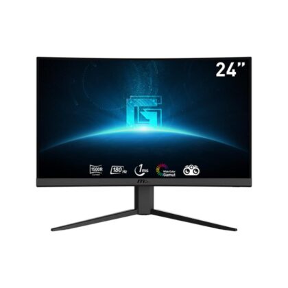 LCD Monitor MSI G24C4 E2 23.6" Business/Curved Panel VA 1920x1080 16:9 180 Hz 1 ms Tilt Colour Black G24C4E2  G24C4E2 4711377084536