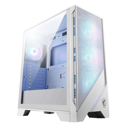 Case MSI MAG FORGE 320R AIRFLOW MidiTower Case product features Transparent panel ATX MicroATX MiniITX Colour White MAGFORGE320RAIRFLOWWH  MAGFORGE320RAIRFLOWWH 4711377193474