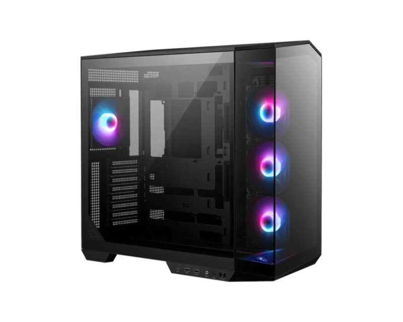 Case MSI MAG PANO 100R PZ MidiTower Case product features Transparent panel ATX MicroATX MiniITX Colour Black MAGPANO100RPZ  MAGPANO100RPZ 4711377231565