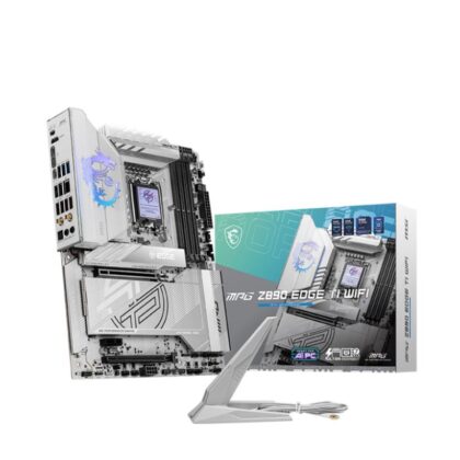 Mainboard MSI Intel Z890 LGA1851 ATX Memory DDR5 Memory slots 4 1xPCI-Express 1x 2xPCI-Express 16x 5xM.2 1xHDMI 1xAudio-In 1xAudio-Out 1xUSB 2.0 4xUSB 3.0 4xUSB 3.1 1xUSB-C 1xOptical S/PDIF 1xRJ45 2xThunderbolt MPGZ890EDGETIWIFI  MPG Z890 EDGE TI WIFI 4711377260800