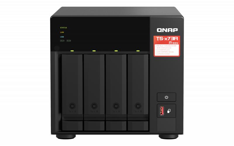 NAS STORAGE TOWER 4BAY 8GB/TS-473A-8G QNAP  TS-473A-8G 4713213518847