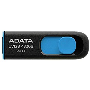 MEMORY DRIVE FLASH USB3.1 32GB/BLUE AUV128-32G-RBE ADATA  AUV128-32G-RBE 4713435796641