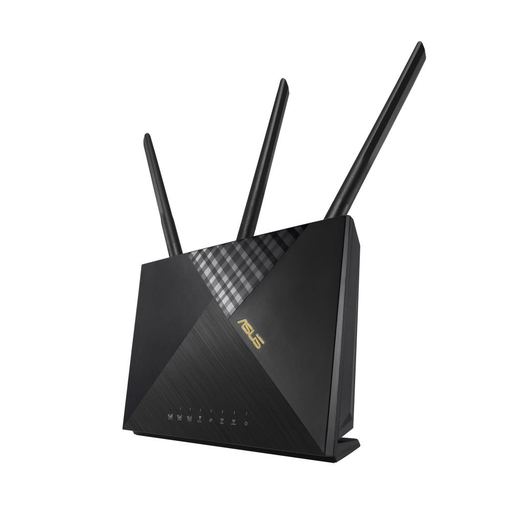 Wireless Router ASUS Wireless Router 1800 Mbps Wi-Fi 5 Wi-Fi 6 1 WAN 4×10/100/1000M Number of antennas 4 4G-AX56  4G-AX56 4718017869225