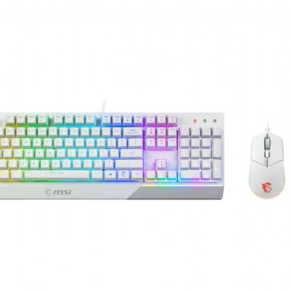 KEYBOARD +MOUSE/VIGOR GK30 COMBO WHITE US MSI  VIGORGK30COMBOWHITEUS 4719072813895