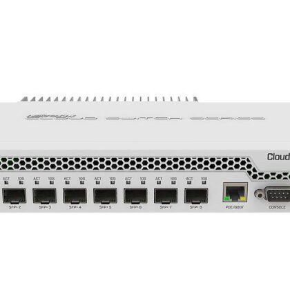 Switch MIKROTIK CRS309-1G-8S+IN 1x10Base-T / 100Base-TX / 1000Base-T 8xSFP+ CRS309-1G-8S+IN  CRS309-1G-8S+IN 4752224002143