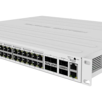 Switch MIKROTIK CRS354-48P-4S+2Q+RM Type L3 4xSFP+ 2xQSFP+ 1 PoE ports 48 CRS354-48P-4S+2Q+RM  CRS354-48P-4S+2Q+RM 4752224002273