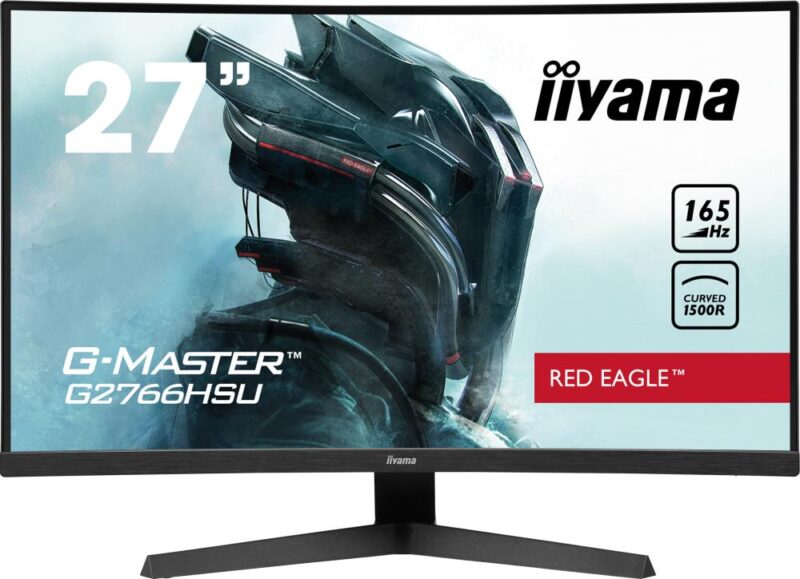 LCD Monitor IIYAMA G2766HSU-B1 27" Gaming/Curved Panel VA 1920x1080 16:9 165Hz Matte 1 ms Speakers G2766HSU-B1  G2766HSU-B1 4948570118861