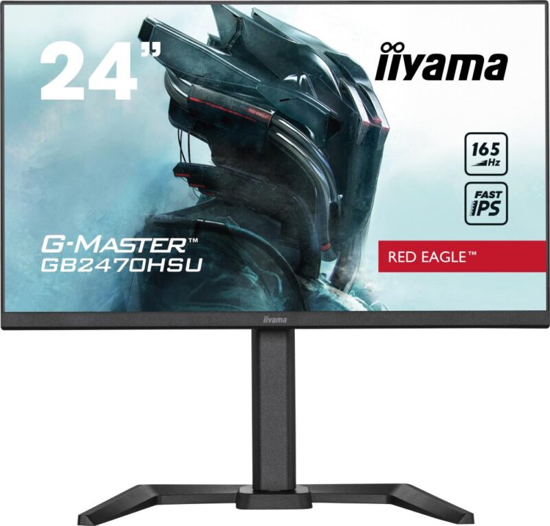 LCD Monitor IIYAMA GB2470HSU-B5 24" Panel IPS 1920x1080 16:9 165Hz Matte 0.8 ms Speakers Pivot Height adjustable Tilt Colour Black GB2470HSU-B5  GB2470HSU-B5 4948570121397