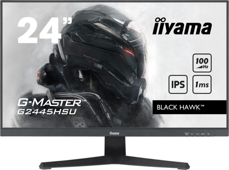 LCD Monitor IIYAMA G2445HSU-B1 24" Panel IPS 1920x1080 16:9 100Hz Matte 1 ms Speakers Tilt Colour Black G2445HSU-B1  G2445HSU-B1 4948570122738