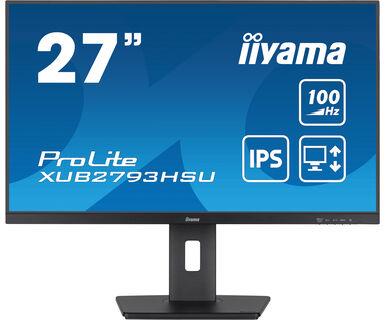 LCD Monitor IIYAMA 27" Business Panel IPS 1920x1080 16:9 100Hz Matte 1 ms Speakers Swivel Pivot Height adjustable Tilt Colour Black XUB2793HSU-B6  XUB2793HSU-B6 4948570123063