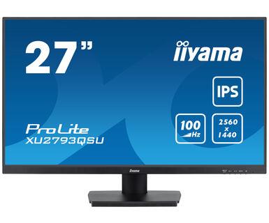 LCD Monitor IIYAMA 27" Business Panel IPS 2560x1440 16:9 100Hz Matte 1 ms Speakers Tilt Colour Black XU2793QSU-B6  XU2793QSU-B6 4948570123070