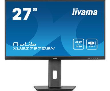 LCD Monitor IIYAMA 27" Business Panel IPS 2560x1440 16:9 100Hz Matte 1 ms Speakers Swivel Pivot Height adjustable Tilt Colour Black XUB2797QSN-B1  XUB2797QSN-B1 4948570123285