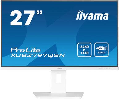 LCD Monitor IIYAMA 27" Business Panel IPS 2560x1440 16:9 100Hz Matte 1 ms Speakers Swivel Pivot Height adjustable Tilt Colour White XUB2797QSN-W1  XUB2797QSN-W1 4948570123308