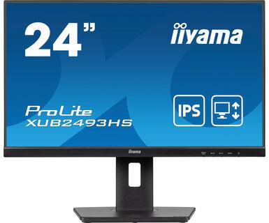 LCD Monitor IIYAMA 23.8" Business Panel IPS 1920x1080 16:9 100Hz Matte 0.5 ms Speakers Swivel Pivot Height adjustable Tilt Colour Black XUB2493HS-B6  XUB2493HS-B6 4948570123841