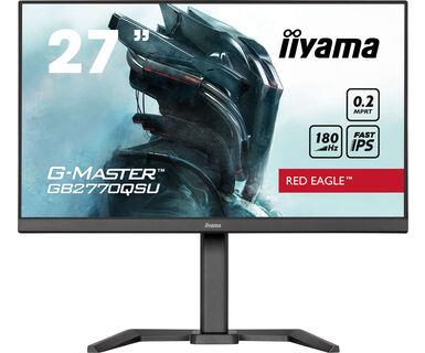 LCD Monitor IIYAMA 27" Gaming Panel IPS 2560x1440 16:9 180Hz Matte 0.2 ms Speakers Swivel Pivot Height adjustable Tilt Colour Black GB2770QSU-B6  GB2770QSU-B6 4948570123988