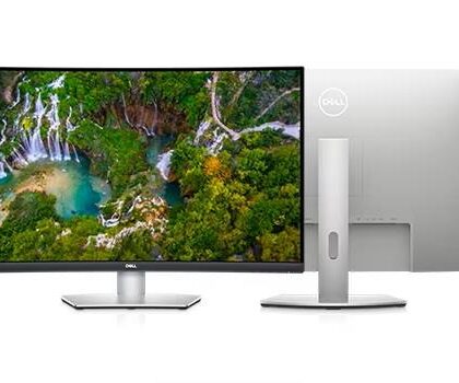 LCD Monitor DELL S3221QSA 31.5" Business/4K/Curved Panel VA 3840x2160 16:9 60Hz Matte 4 ms Speakers Height adjustable Tilt Colour Silver 210-BFVU  210-BFVU 5397184657195