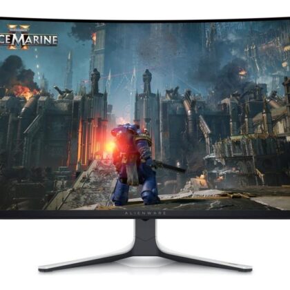 LCD Monitor DELL AW3225QF 32" Gaming Panel QD-OLED 3840x2160 16:9 Matte 0.03 ms Swivel Height adjustable Tilt Colour Black / White 210-BLLV  210-BLLV 5397184821640