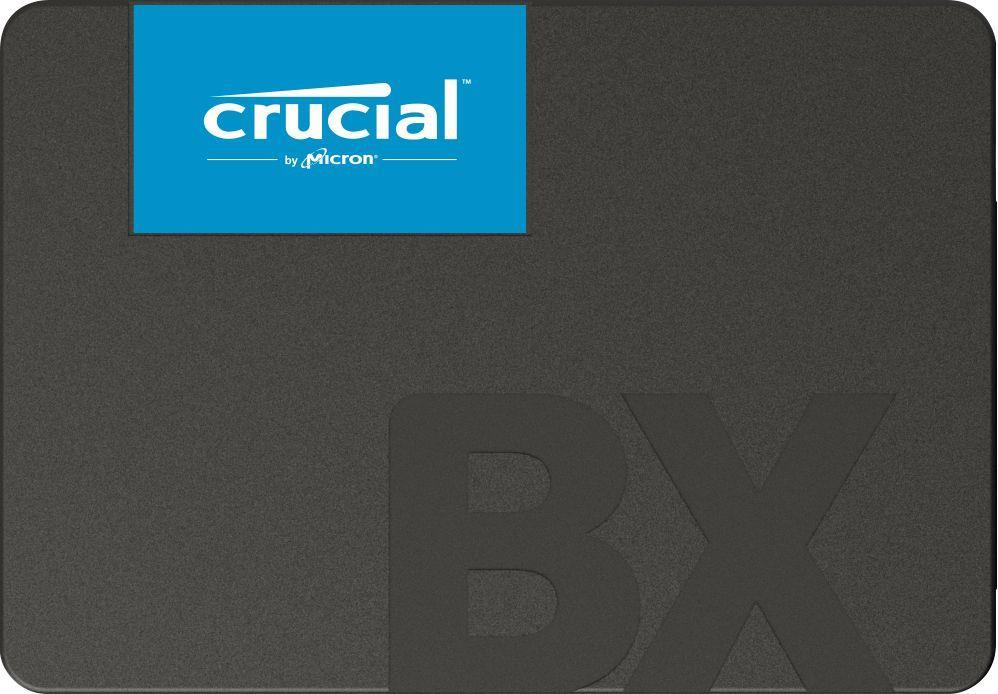 SSD CRUCIAL BX500 500GB SATA 3.0 Write speed 500 MBytes/sec Read speed 550 MBytes/sec 2,5″ TBW 120 TB MTBF 1500000 hours CT500BX500SSD1  CT500BX500SSD1 649528929693