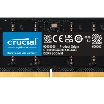 NB MEMORY 32GB DDR5-5200 SO/CT32G52C42S5 CRUCIAL  CT32G52C42S5 649528936196