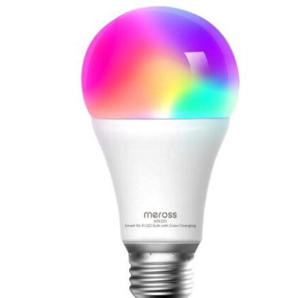 Smart Light Bulb MEROSS Power consumption 9 Watts 200-240V Beam angle 180 degrees MSL120HK(EU)  MSL120HK(EU) 680306683277