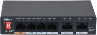 Switch DAHUA PFS3006-4GT-60 6x1000Base-T PoE ports 4 60 Watts PFS3006-4GT-60-V2  PFS3006-4GT-60-V2 6923172523235