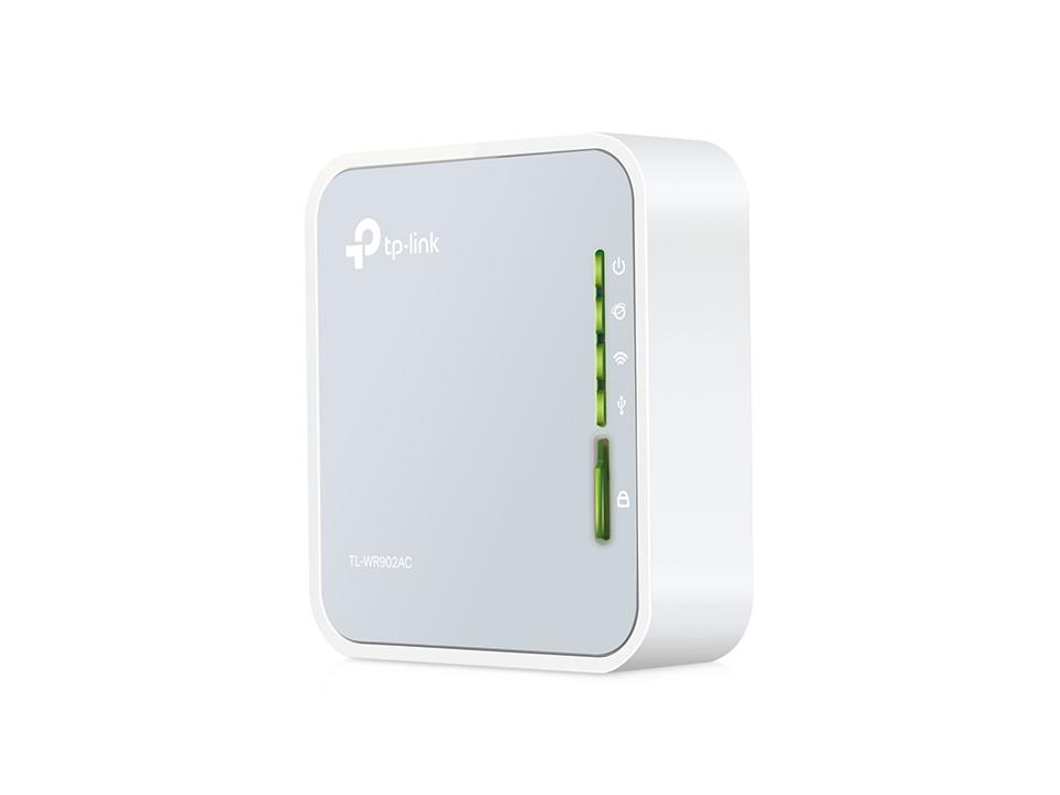 Wireless Router TP-LINK Wireless Router 733 Mbps IEEE 802.11a IEEE 802.11 b/g IEEE 802.11n IEEE 802.11ac USB 2.0 1×10/100M TL-WR902AC  TL-WR902AC 6935364095666