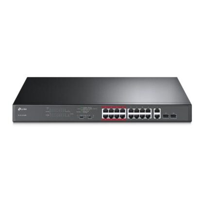 Switch TP-LINK Desktop/pedestal 16x10Base-T / 100Base-TX 2x10/100/1000BASE-T/SFP combo PoE+ ports 16 192 Watts TL-SL1218MP  TL-SL1218MP 6935364099824