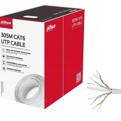 CABLE CAT6 UTP 305M WHITE/PFM920I-6UN-C DAHUA  PFM920I-6UN-C 6939554998560