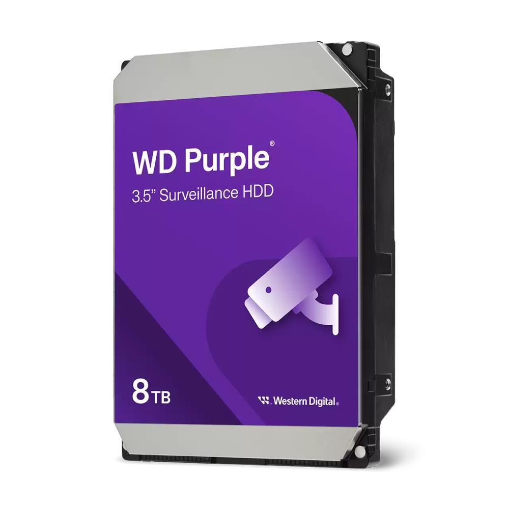 HDD WESTERN DIGITAL Purple 8TB SATA 3.0 256 MB 5640 rpm 3,5″ WD85PURZ  WD85PURZ 718037889245