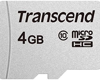 MEMORY MICRO SDHC 4GB/CLASS10 TS4GUSD300S TRANSCEND  TS4GUSD300S 760557842781