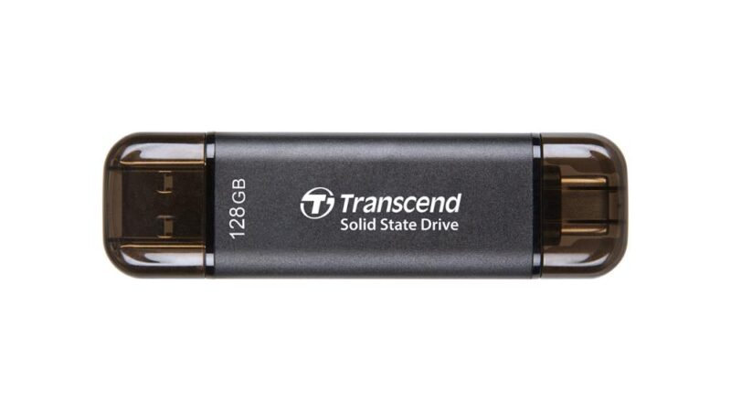 External SSD TRANSCEND ESD310C 128GB USB-C USB 3D NAND TS128GESD310C  TS128GESD310C 760557869108