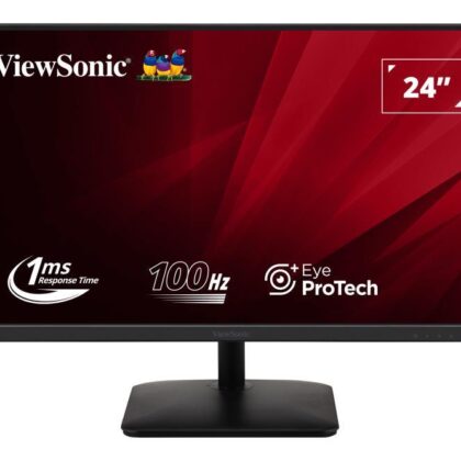 LCD Monitor VIEWSONIC VA2408-MHDB 23.8" Panel IPS 1920x1080 16:9 100Hz Matte 1 ms Speakers Tilt Colour Black VA2408-MHDB  VA2408-MHDB 766907024753