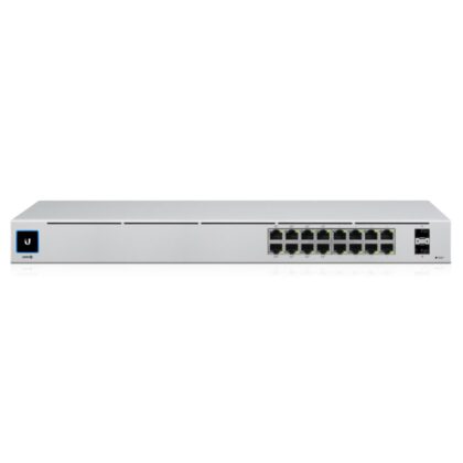 Switch UBIQUITI USW-16-POE Type L2 Desktop/pedestal Rack 16x10Base-T / 100Base-TX / 1000Base-T 2xSFP PoE ports 16 PoE+ ports 8 18 Watts USW-16-POE  USW-16-POE 817882028547