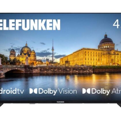 TV Set TELEFUNKEN 43" 4K/Smart 3840x2160 Wireless LAN Bluetooth Android TV 43UAG8030  43UAG8030 8698902060103