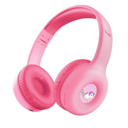 HEADPHONES WRL NOUNA KIDS/PINK 25274 TRUST  25274 8713439252743