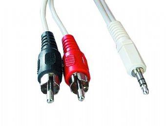 CABLE AUDIO 3.5MM TO 2RCA 1.5M/CCA-458 GEMBIRD  CCA-458 8716309024532